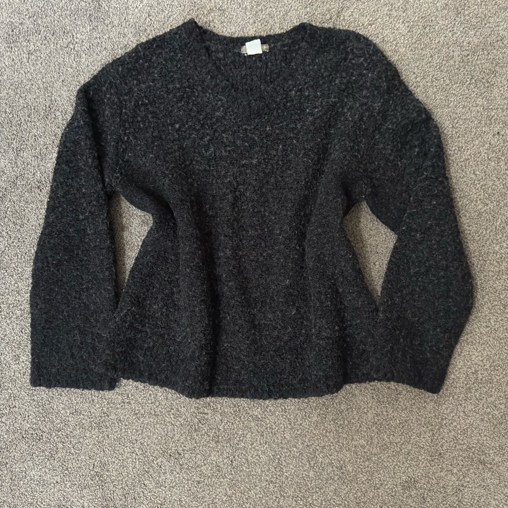 J.Crew Vintage black wool sweater